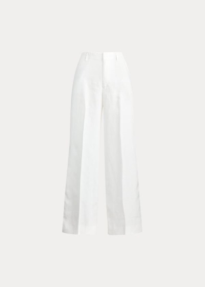 Women's Polo Ralph Lauren Wide-Leg Linen Pants | 391054DXQ